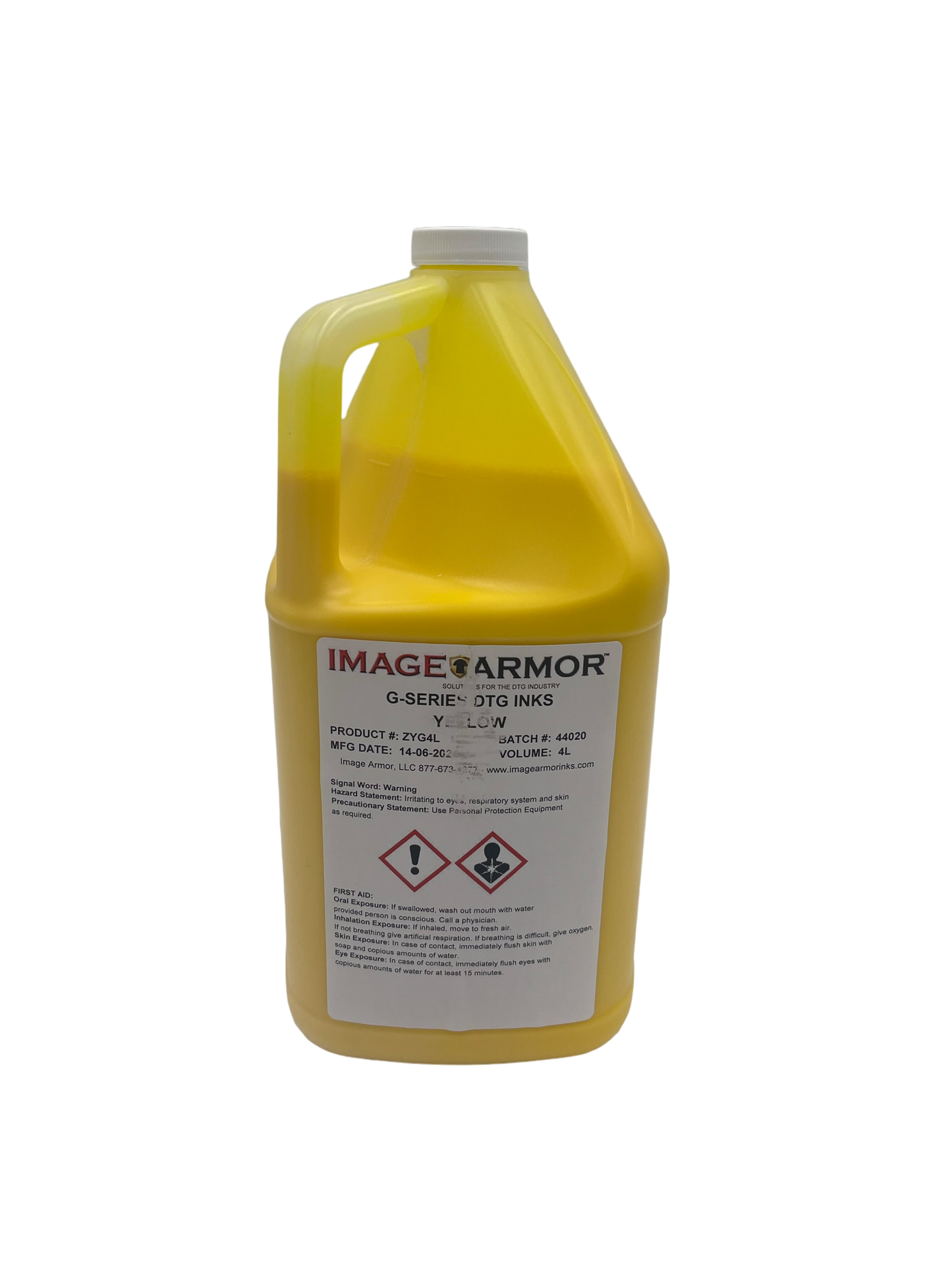 G-SERIES - 4L Bottle - Brother GTX Compatible Ink - YELLOW