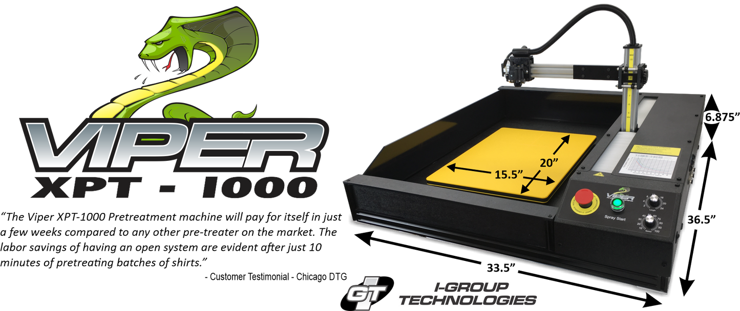 Viper XPT-1000 Pretreatment Machine